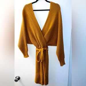 🚨 FOREVER 21 🚨 Off the Shoulder, Belted,Sweater Dress